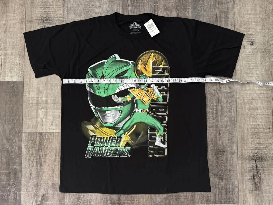 NEW WITH TAGS Mighty Morphin Power Rangers GREEN RANGER T-Shirt - photo 3