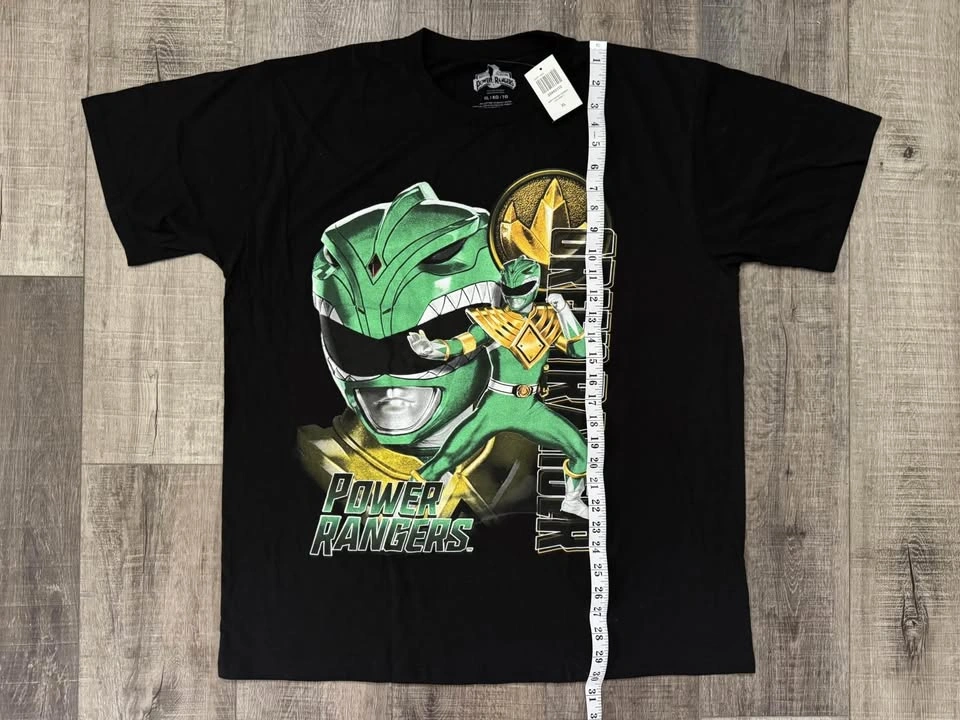 NEW WITH TAGS Mighty Morphin Power Rangers GREEN RANGER T-Shirt - photo 5