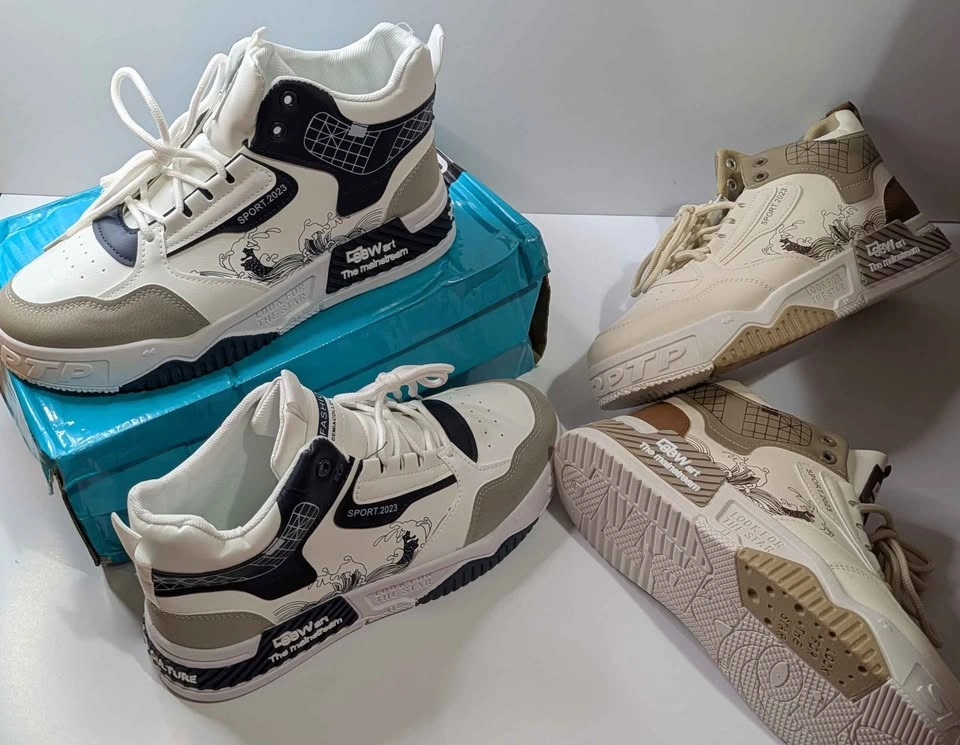 Men's High-Top Sneakers - Brand New in Box!  🎉 - photo 3