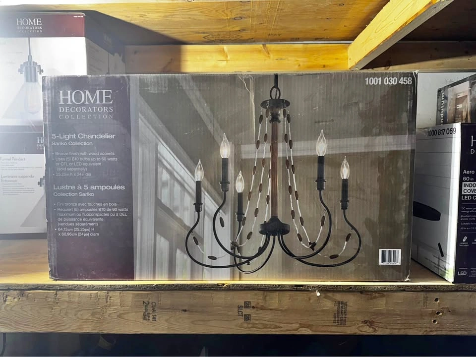 Home Decorators Collection Sariko 5-Light Chandelier