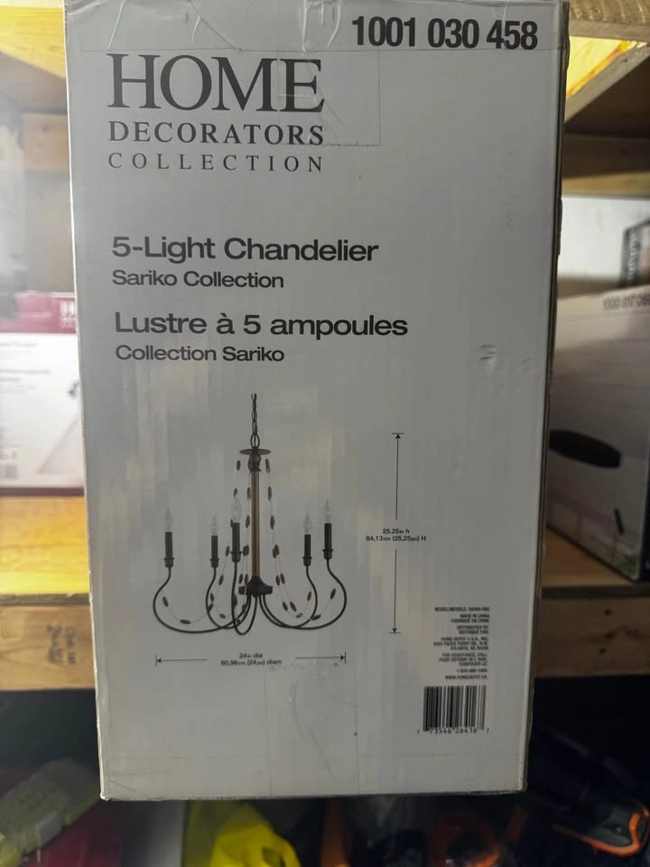 Home Decorators Collection Sariko 5-Light Chandelier - photo 2