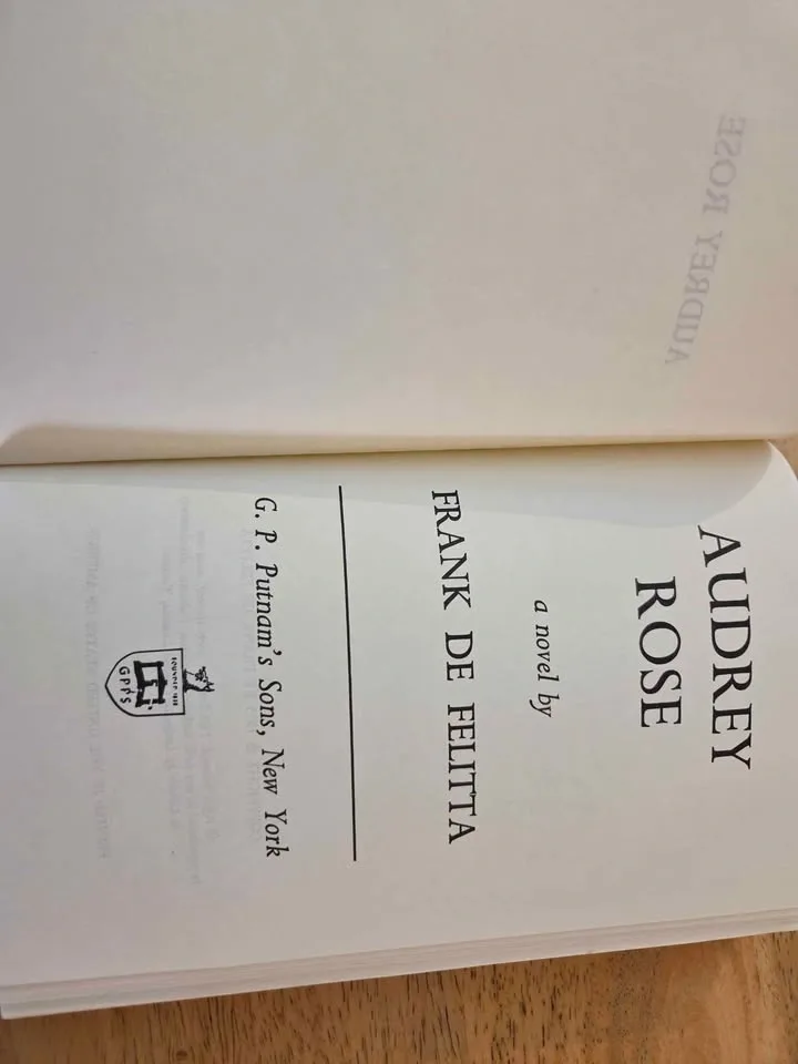 Audrey Rose - Frank De Felitta 1975 Hardcover With Dustjacket - photo 4