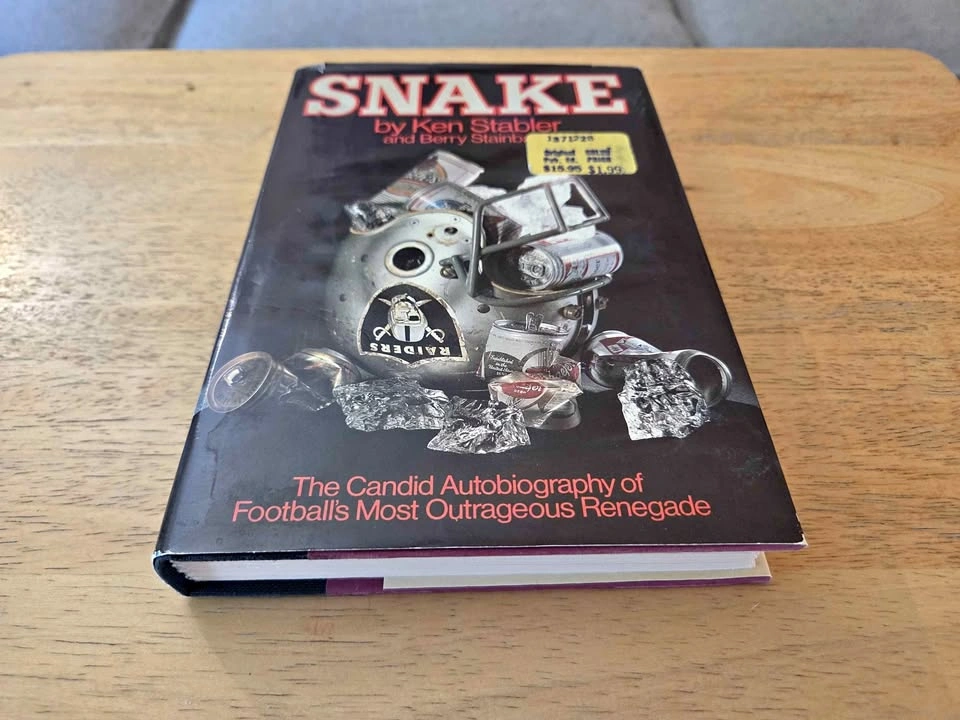 Snake - Ken Stabler Autobiography 1986 First Edition