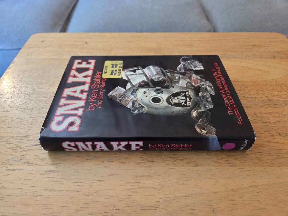 Snake - Ken Stabler Autobiography 1986 First Edition - photo 3