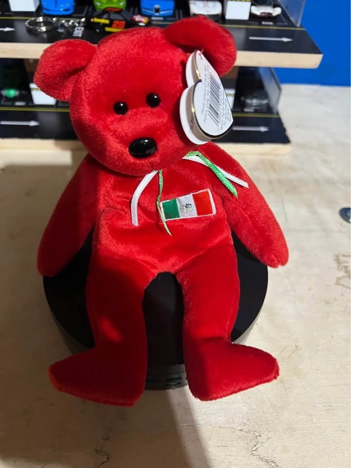 Set of two 1999 Ty Osito Mexican Flag Bears - photo 2