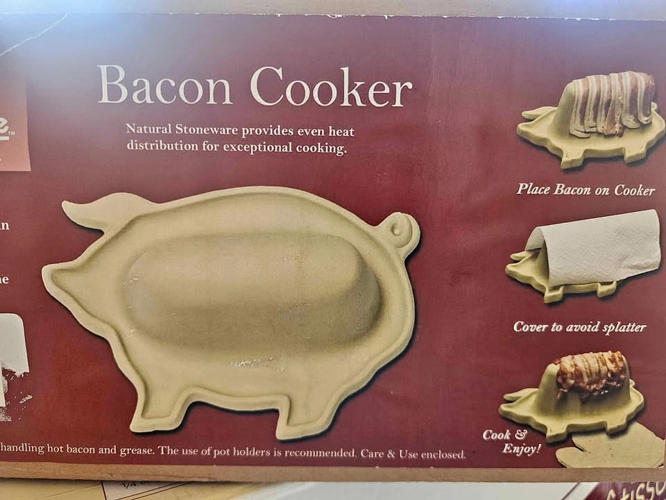 Bacon Cooker Natural Stone