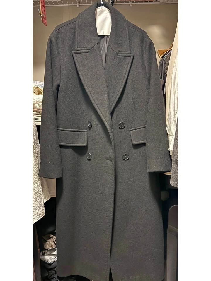 Zara Wool Blend Long Coat (Women)