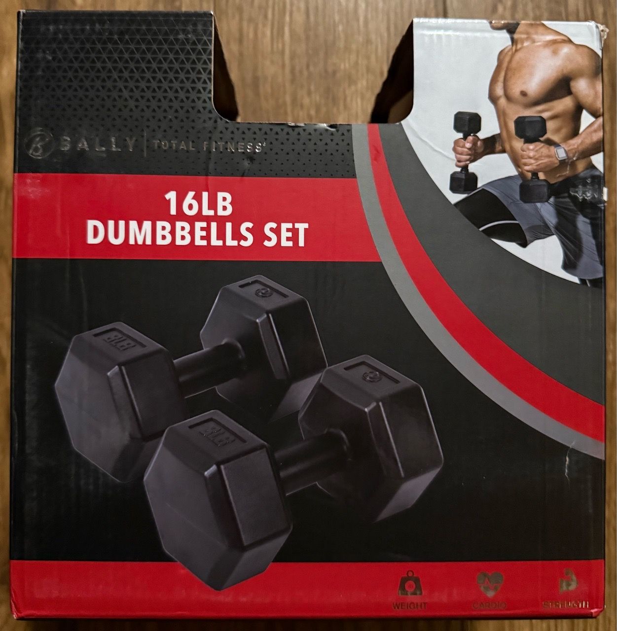 Bally Total Fitness 16LB Dumbbell Set