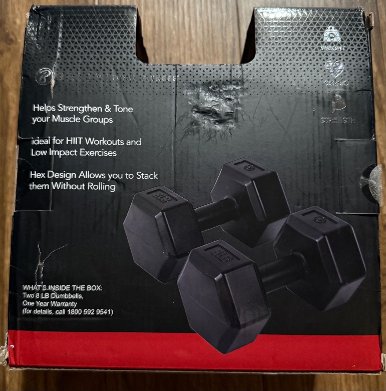 Bally Total Fitness 16LB Dumbbell Set - photo 2