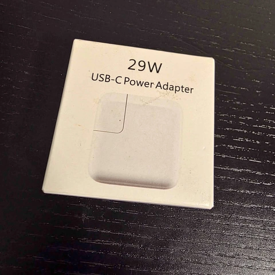 Open-box 29W USB-C Power Adapter Charger (no cable included)