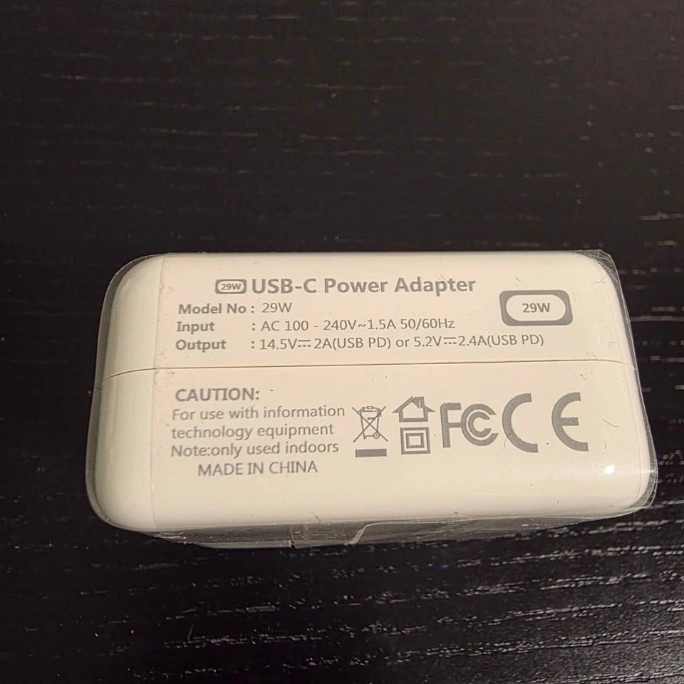 Open-box 29W USB-C Power Adapter Charger (no cable included) - photo 3