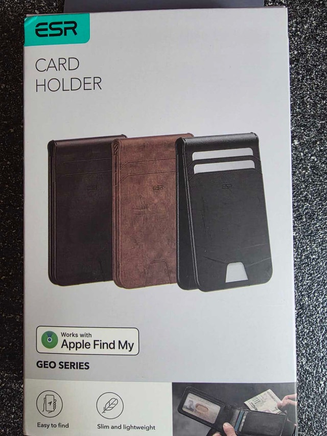 Brand new ESR Classic Geo Card Holder (Apple Find My)