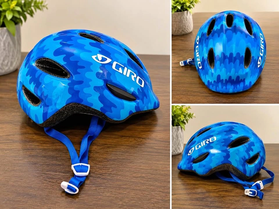 Giro Kids Bike Helmet – Blue Camo