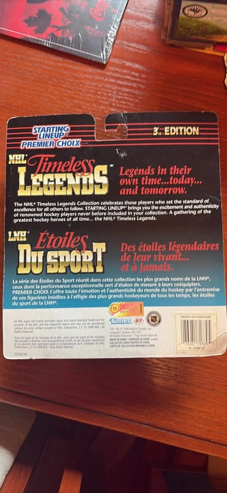 Kenner Starting Lineup Timeless Legends Mario Lemieux Action Fig - photo 2