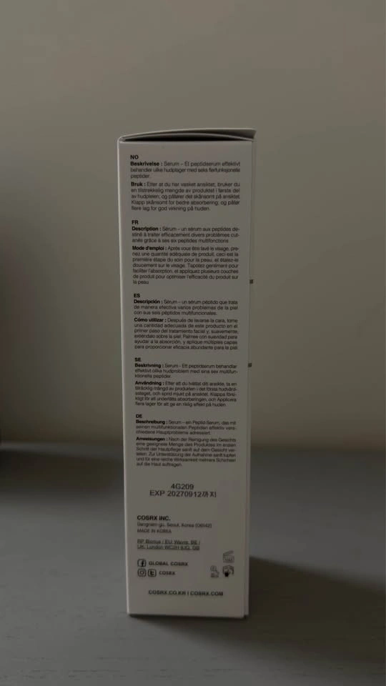 Cosrx the 6 peptide skin booster - photo 2