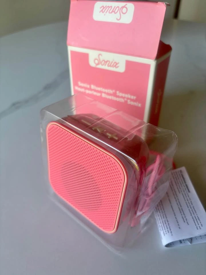 Pink Sonix Bluetooth Speaker