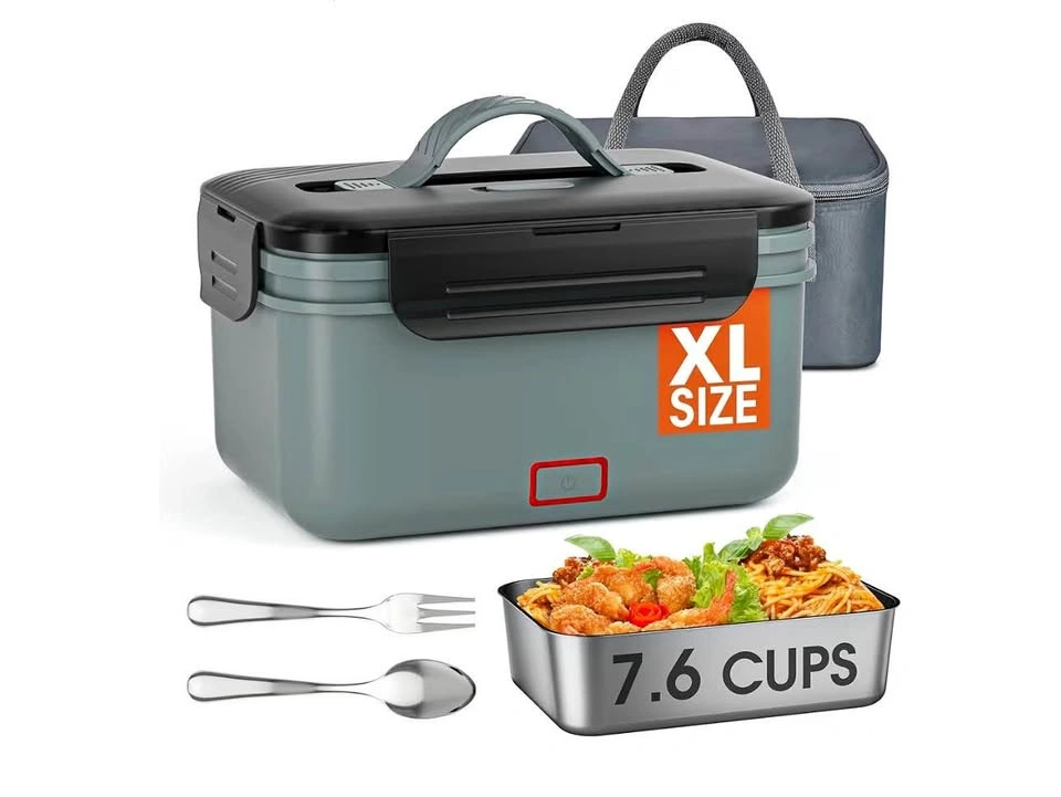 WisaKey Cordless Electric Lunch Box 70W Heated Lunch Box