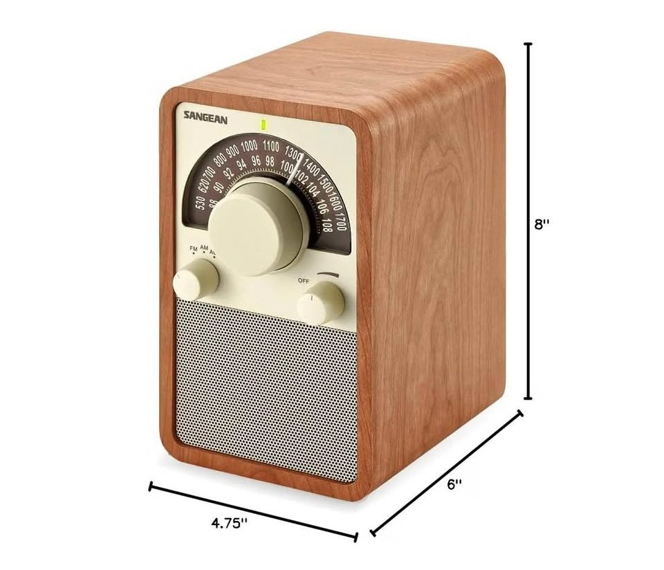 AM/FM Table Top Wooden Radio - photo 4