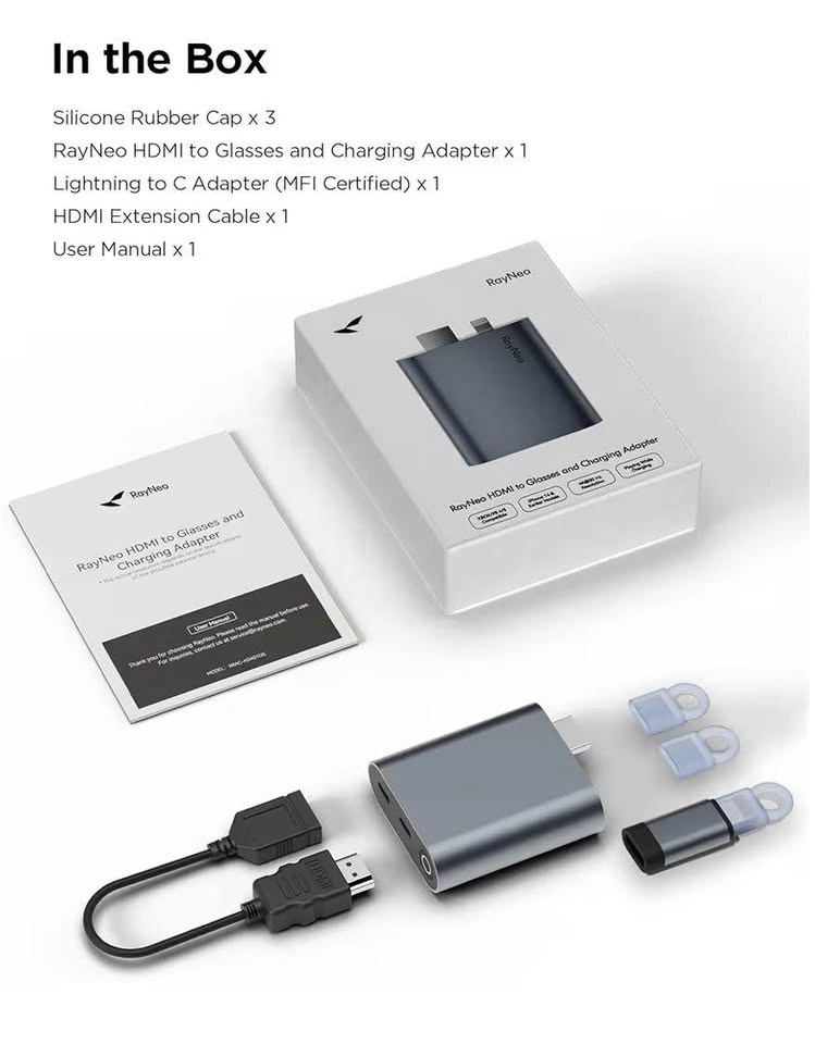 RayNeo HDMI Adapter for iPhone 14 & Earlier - photo 2