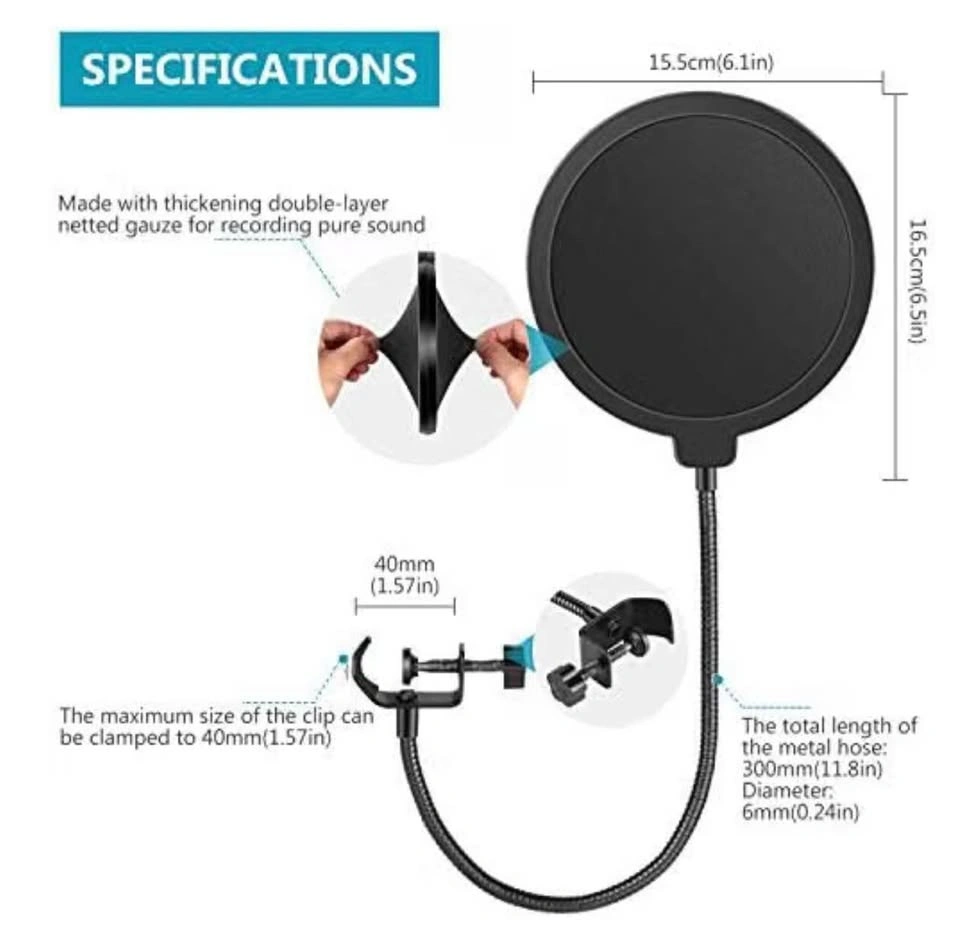 Neewer Professional Microphone Pop Filter Shield - photo 4