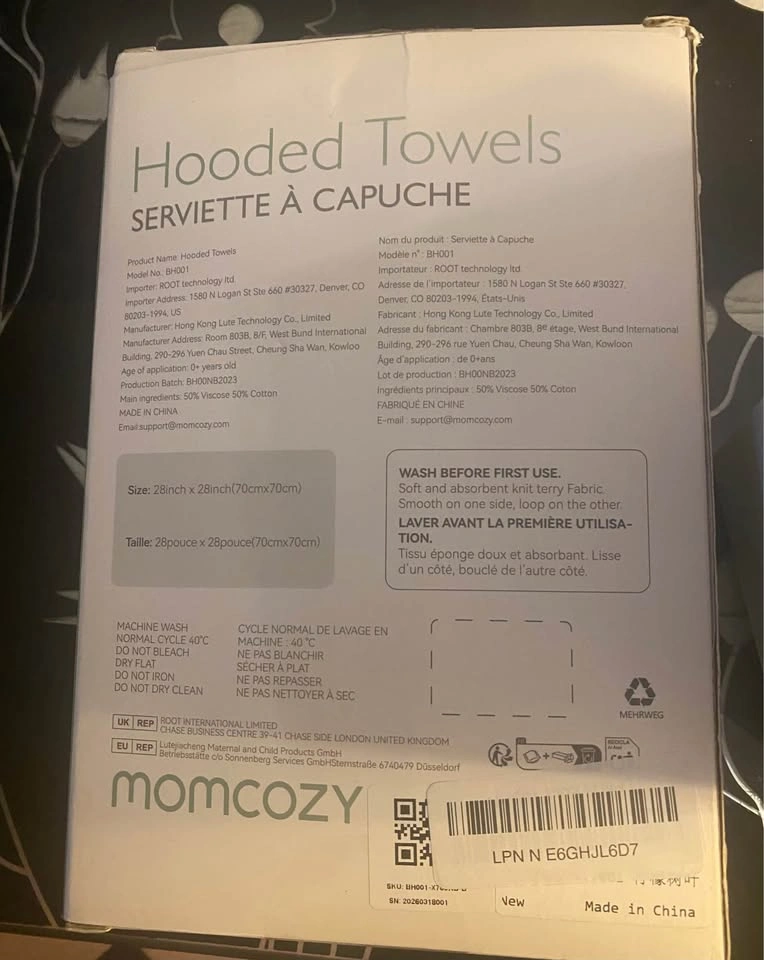 Momcozy Hooded Towels Brand New - photo 2