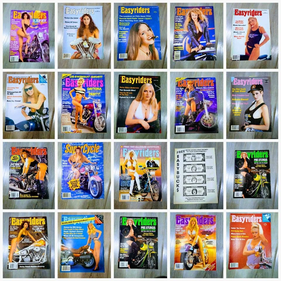Vintage Rare Easy Rider Motorcycle Magazines x65 - photo 2