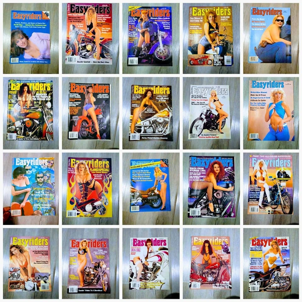 Vintage Rare Easy Rider Motorcycle Magazines x65 - photo 3