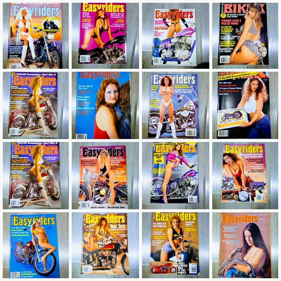 Vintage Rare Easy Rider Motorcycle Magazines x65 - photo 4