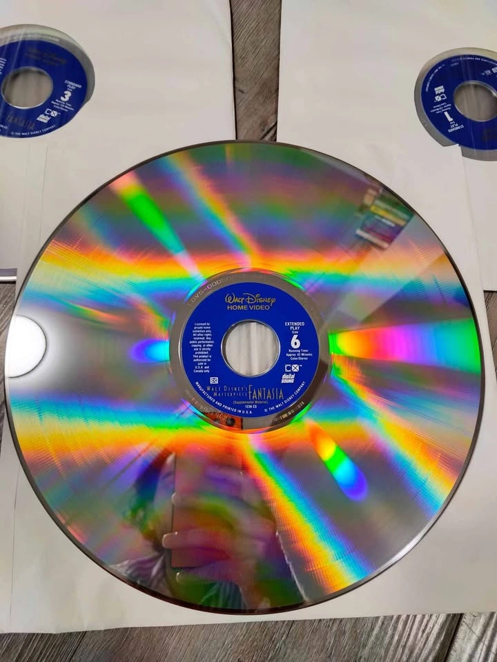 Vintage 90's Walt Disney Fantasia Deluxe Laserdisc Movie Set - photo 4