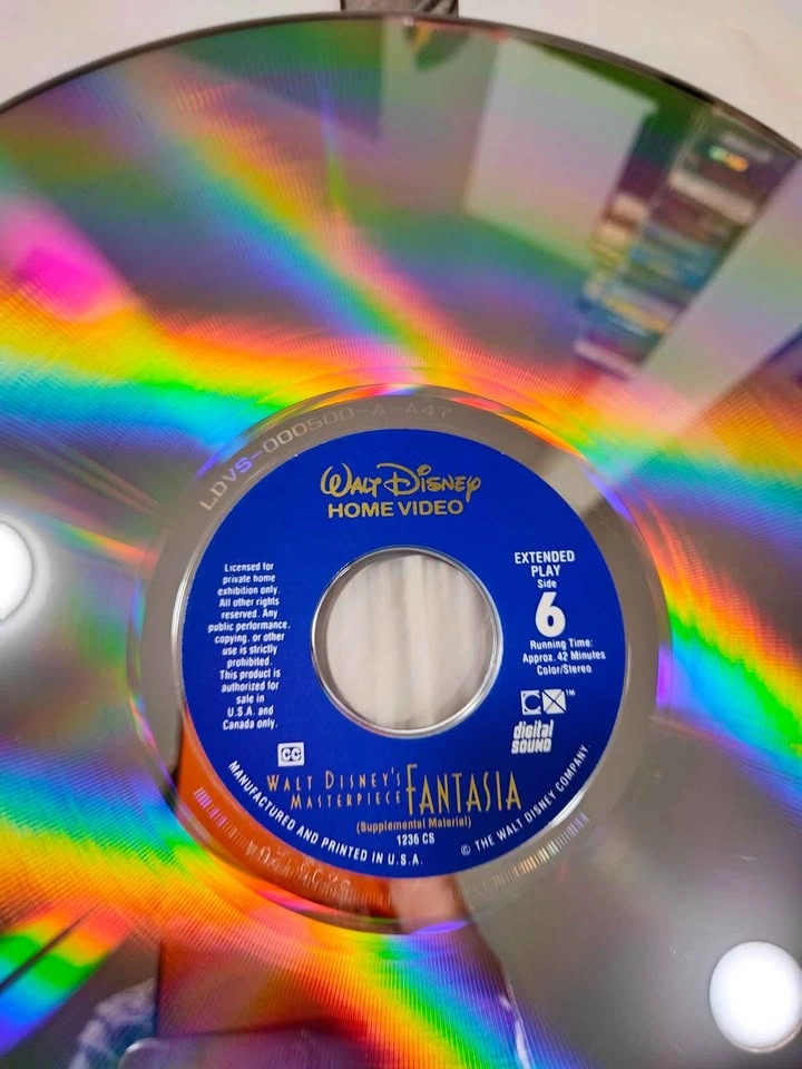 Vintage 90's Walt Disney Fantasia Deluxe Laserdisc Movie Set - photo 5