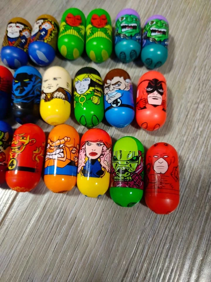 Vintage 2000's Marvel Mighty Beanz Lot x18 - photo 3