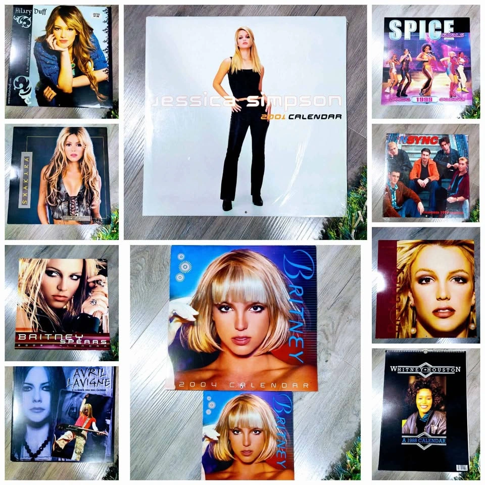 Vintage 90's - 2000's New Music Calendars x23