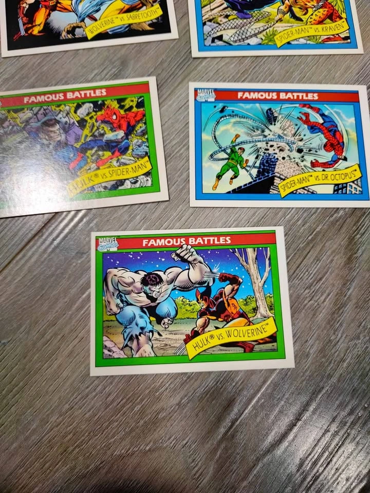 Vintage 1991 Marvel Impel Trading Cards x81 - photo 5