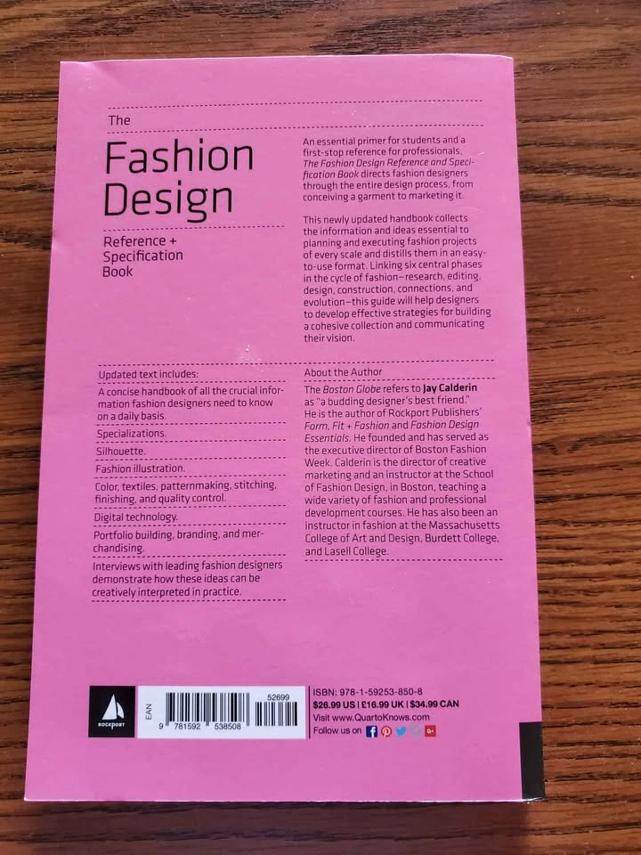 The Fashion Design Reference + Specification Book by Jay Calderi - photo 2
