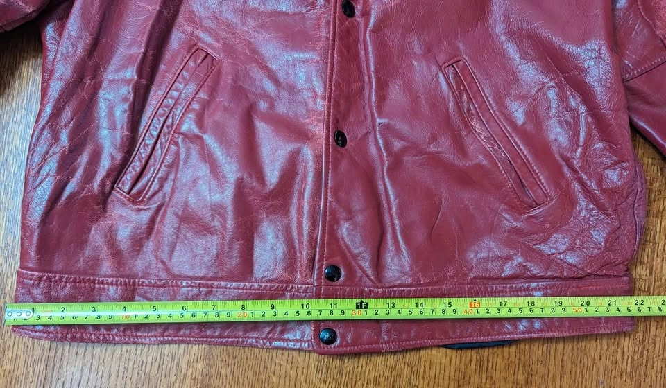 Vintage 70's Leather hockey jacket - photo 4