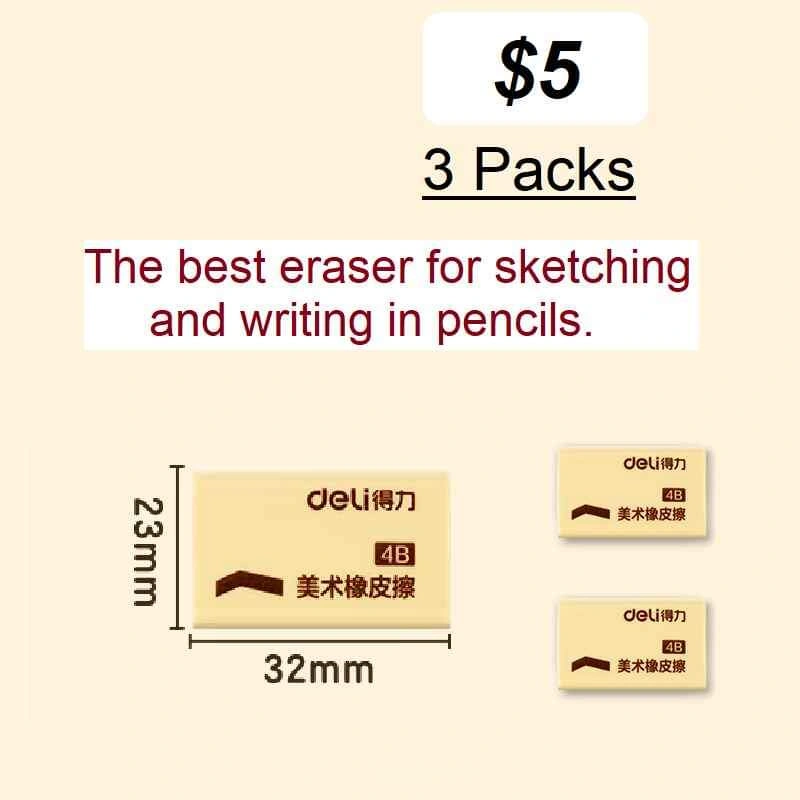Pencil, refill lead, eraser - photo 3
