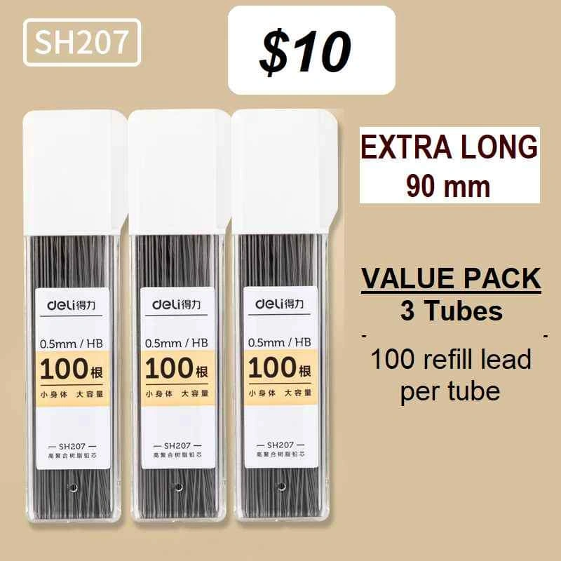 Pencil, refill lead, eraser - photo 4