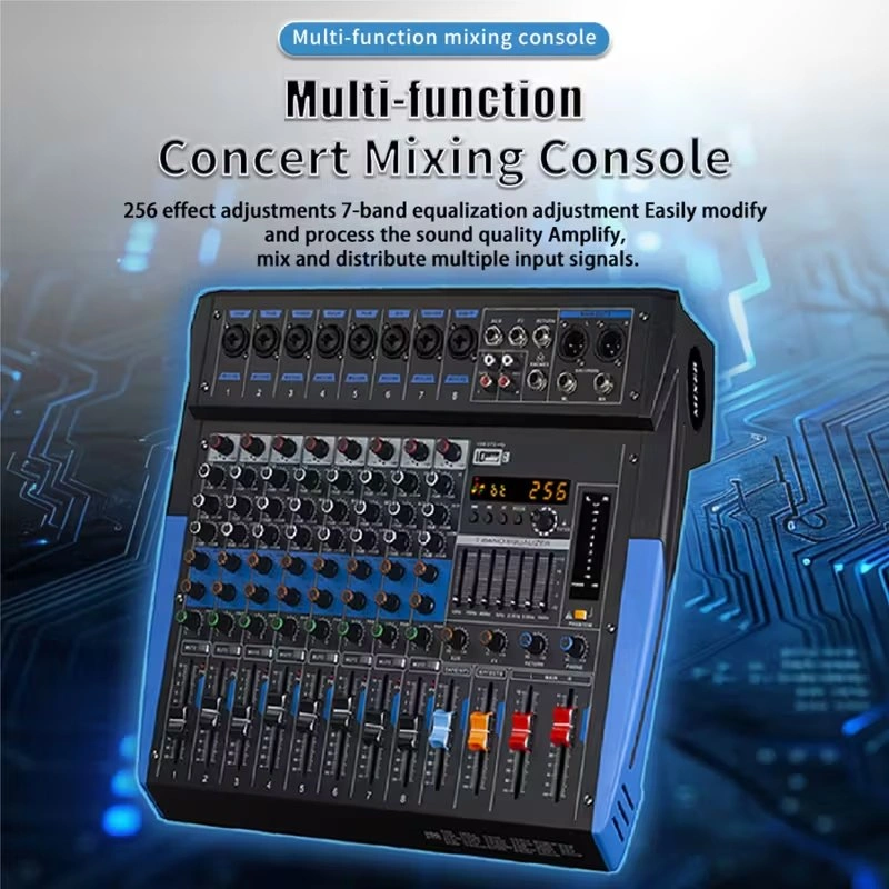 8 Channel Audio Mixer Board with Mobile Wireless Control - photo 4