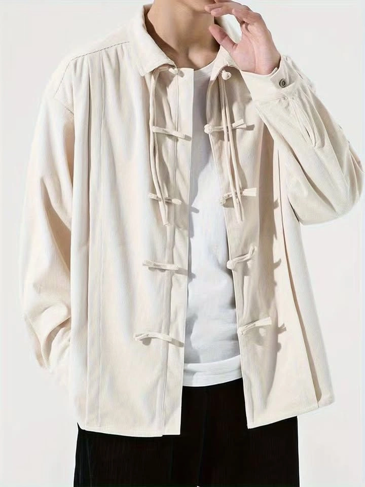 Chinese Style Long-Sleeved Jacket L Size