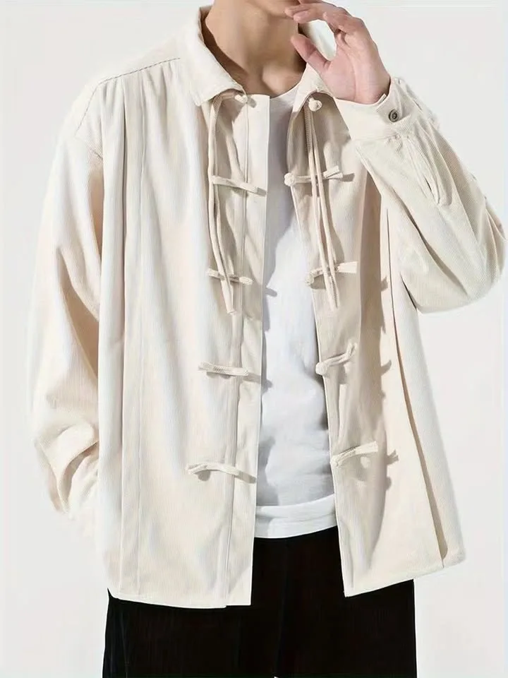 Chinese Style Long-Sleeved Jacket L Size
