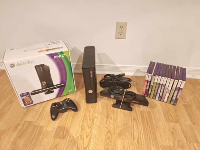 Xbox 360 Kinect Bundle – 12 Games, Controller & Original Box - photo 3