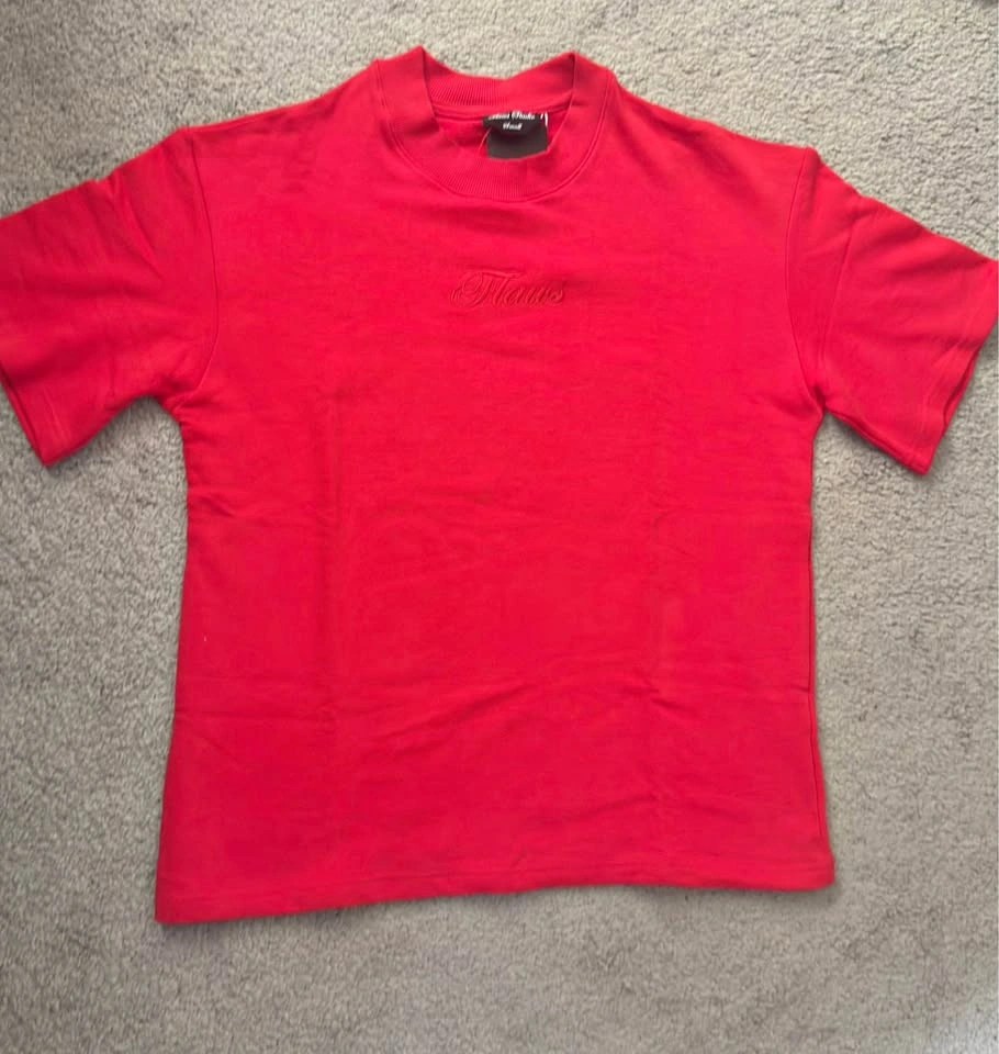 Oversized Red T-shirt (Flaws Studio) - New - photo 2