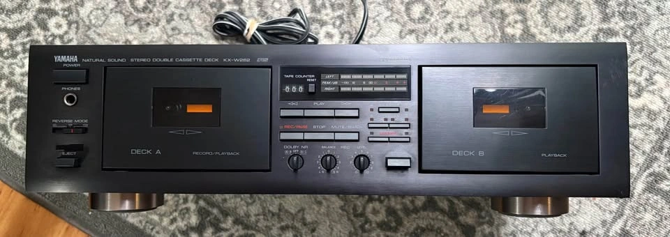 Yamaha KX-W262 Natural Sound Stereo Double Cassette Deck - photo 3