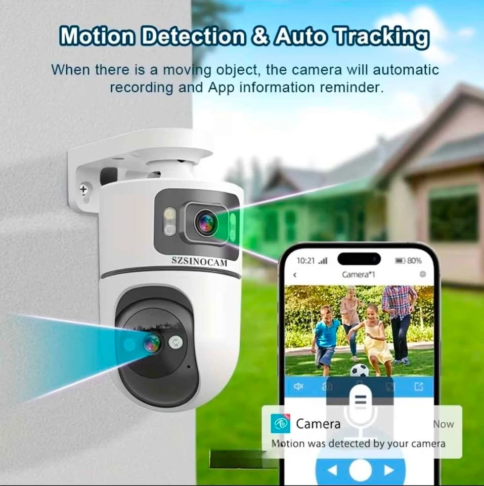 4K PTZ Security Camera with Spotlight and Motion Detection - photo 3