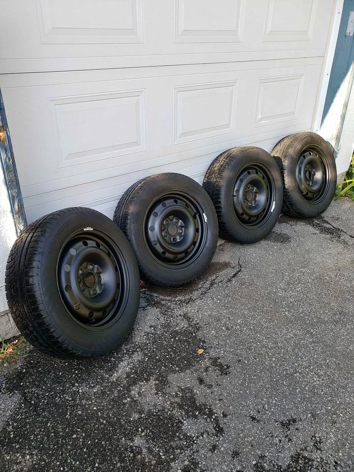 Like New - Tires 205/60R16 with Steel Rims