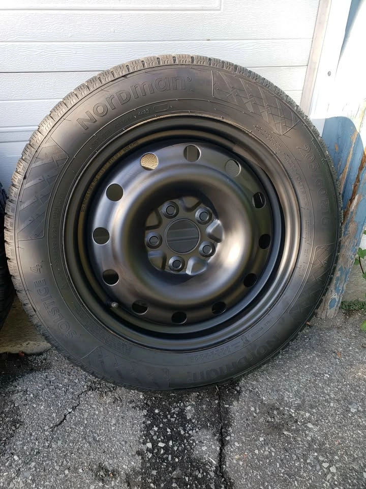 Like New - Tires 205/60R16 with Steel Rims - photo 2