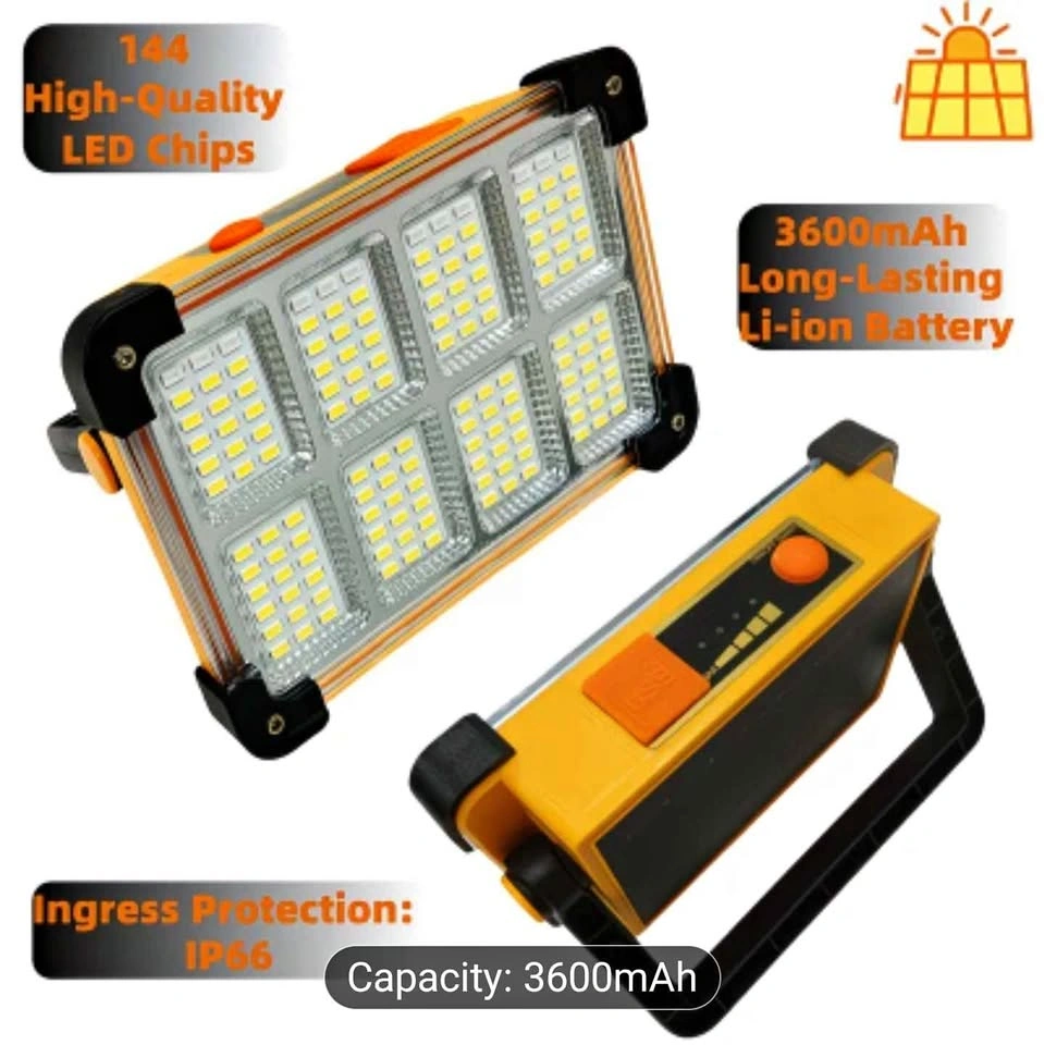 Ultra-Bright Solar Emergency Light, Portable Floodlight