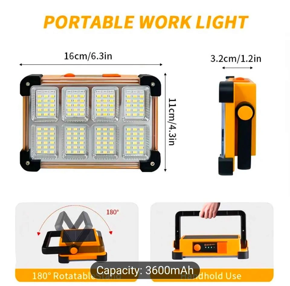 Ultra-Bright Solar Emergency Light, Portable Floodlight - photo 5