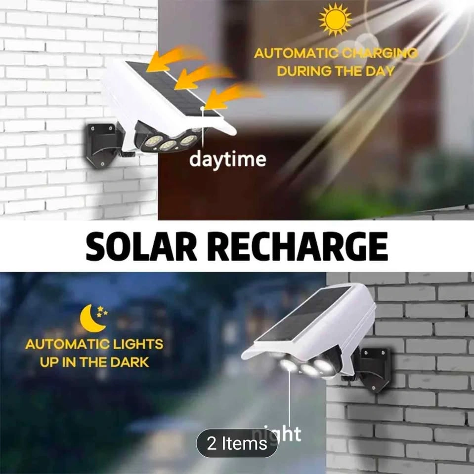 Solar Wall Light with Motion Sensor, Rechargeable Garden Light - photo 3