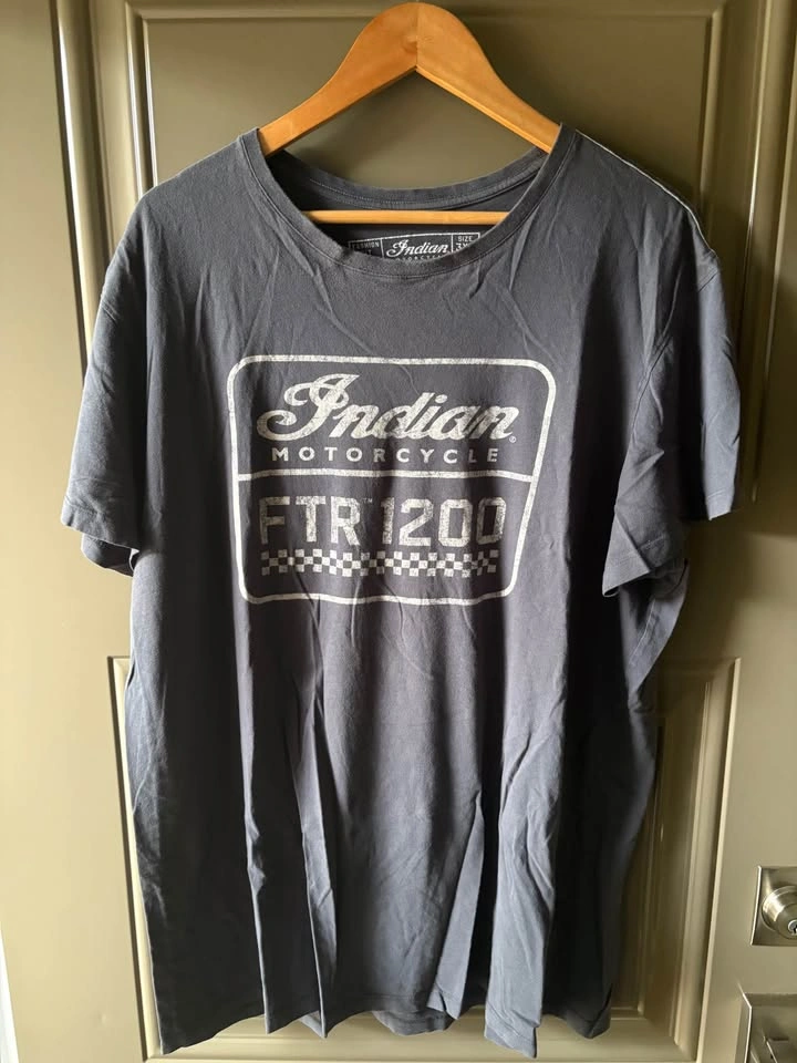 Official Indian Motorcycle FTR 1200 T-Shirt Men's 2XL-3XL
